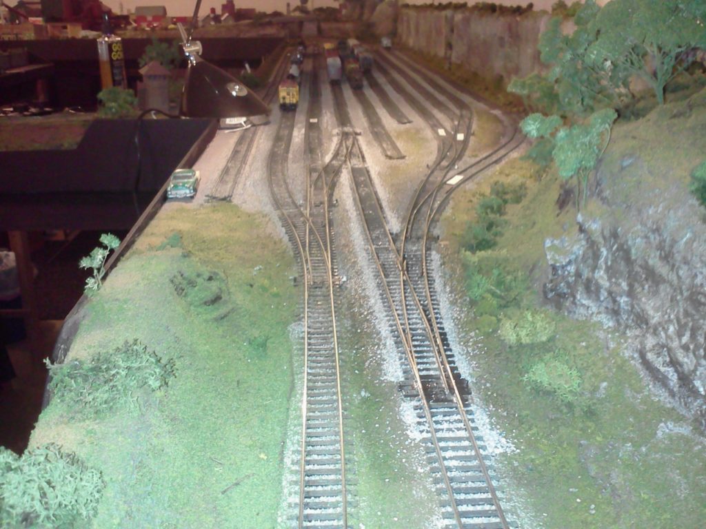 Ballasting of the track